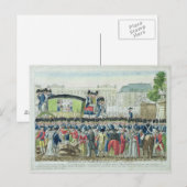 Terugkeer van de Franse Koninklijke Familie naar P Briefkaart (Voorkant / Achterkant)