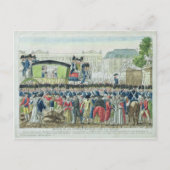 Terugkeer van de Franse Koninklijke Familie naar P Briefkaart (Voorkant)