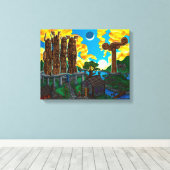 Terugkeer van de Goden - Canvas (Insitu (Houten vloer))