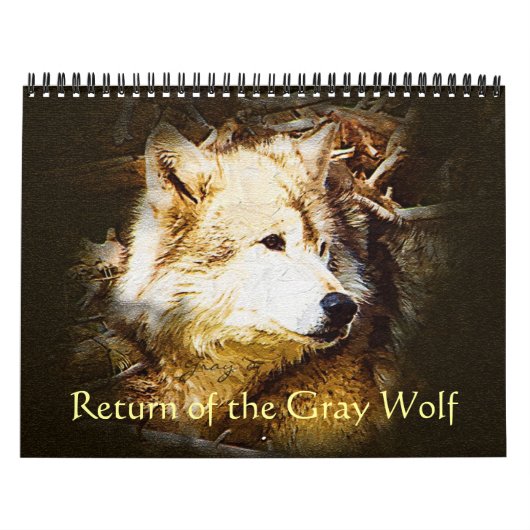 Terugkeer van de Grijze Wolf Kalender (Hoes)