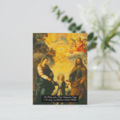 Terugkeer van de Heilige Familie uit Egypte Briefkaart (Staand voorkant)