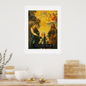 Terugkeer van de Heilige Familie uit Egypte Poster (Keuken)
