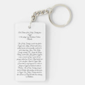 Terugkeer van de Heilige Familie uit Egypte Sleutelhanger (achterkant)