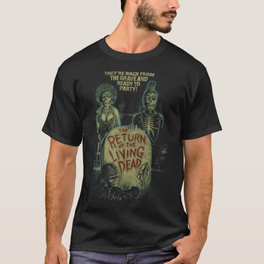 Terugkeer van de levende dode meisje grappig t-shirt (Voorkant)