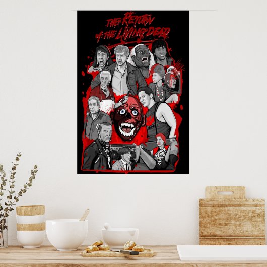 TERUGKEER VAN DE LEVENSDODE POSTER (Keuken)