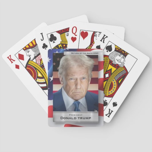 Terugkeer van de MAGA KONING speelkaarten (Achterkant)