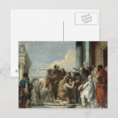 Terugkeer van de prodigal Son, 1780 Briefkaart (Voorkant / Achterkant)