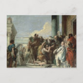 Terugkeer van de prodigal Son, 1780 Briefkaart (Voorkant)