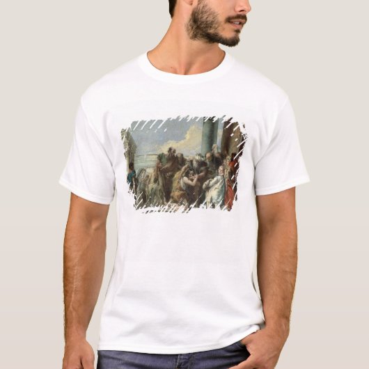Terugkeer van de prodigal Son, 1780 T-shirt (Voorkant)