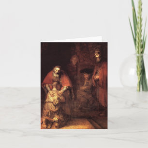 Terugkeer van de prodigal Son-Companion Kaart