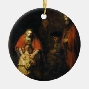 Terugkeer van de prodigal Son door Rembrandt Keramisch Ornament