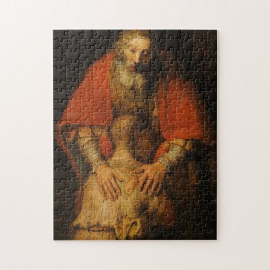Terugkeer van de prodigal Son door Rembrandt Legpuzzel (Verticaal)