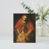 Terugkeer van de prodigal Son door Rembrandt van R Feestdagenkaart (Staand voorkant)