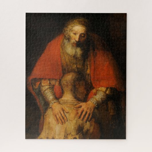 Terugkeer van de prodigal Son door Rembrandt van R Legpuzzel (Verticaal)