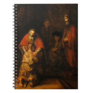 Terugkeer van de prodigal Son door Rembrandt van R Notitieboek