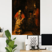 Terugkeer van de prodigal Son door Rembrandt van R Poster (Thuiskantoor)