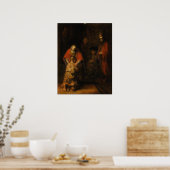 Terugkeer van de prodigal Son door Rembrandt van R Poster (Keuken)