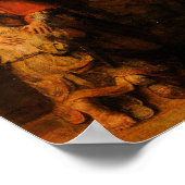 Terugkeer van de prodigal Son - Rembrandt - Poster (Hoek)