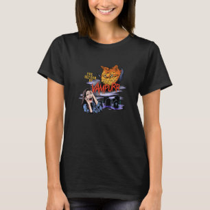 Terugkeer van de Vampur Leuke Kat Kat Eigenaar Hal T-shirt