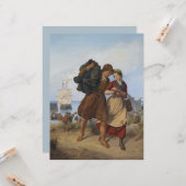 Terugkeer van de visser (door Rudolf Jordan) Kaart (Voorkant / Achterkant in situ)