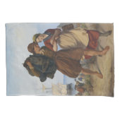 Terugkeer van de visser (door Rudolf Jordan) Kussensloop (Voorkant-Links)