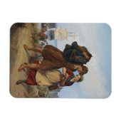 Terugkeer van de visser (door Rudolf Jordan) Magneet (Horizontaal)