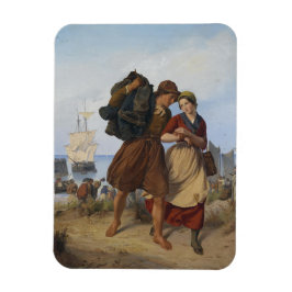 Terugkeer van de visser (door Rudolf Jordan) Magneet