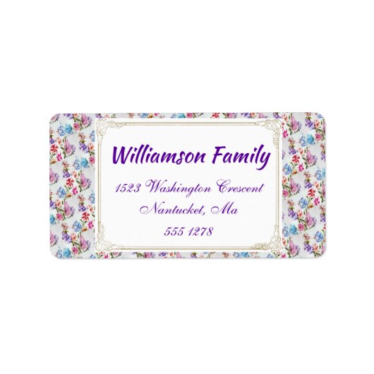 TERUGKEER VAN DE WHIMSISCHE RSVP ETIKET (Voorkant)