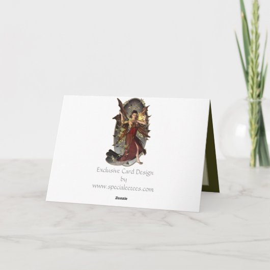 Terugkeer van de zon feestdagen kaart (Achterkant)