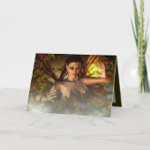 Terugkeer van de zon feestdagen kaart (Voorkant)