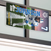 Terugkeer van een oud voetbalspeler op maat gemaak spandoek (Buitenkant Gebouw)