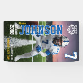 Terugkeer van een oud voetbalspeler op maat gemaak spandoek (Horizontaal)