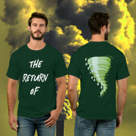 Terugkeer van Fartnado Green Gas Tornado Dark Unis T-shirt