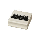 Terugkeeradres bosgezin rubberstempel (Stempel)