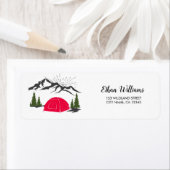 Terugkeeradres kamp etiket (Insitu)