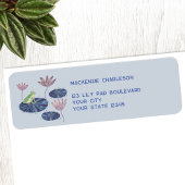 Terugkeeradres kikker etiket