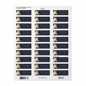 Terugkeeradres middernacht Romance Etiket (Full Sheet)