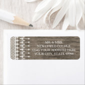 Terugkeeradres Rustieke  Kant Verweerde Raad Etiket (Insitu)