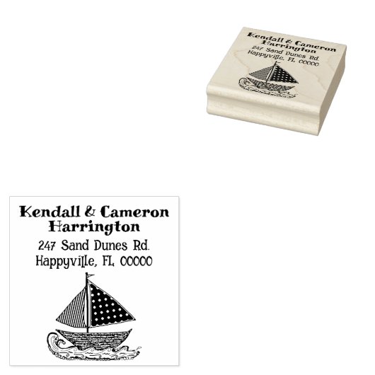 Terugkeeradres vaartuig rubberstempel (Gestempeld)