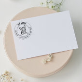 Terugkeeradres van de Abessijnse kat Rubberstempel