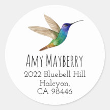 Terugkeeradres van Goudstaartsaffier Hummingbird