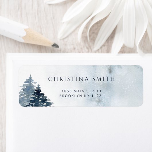 Terugkeeradres winterdenboom etiket (Insitu)
