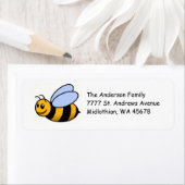 Terugkeeradreslabel voor hommels etiket (Insitu)