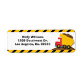 Terugkeeradreslabels bouwgroep etiket (Voorkant)