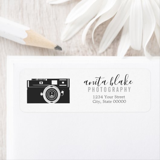 Terugkeeradreslabels camera etiket (Insitu)