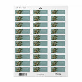 Terugkeeradreslabels voor Mistletoe Etiket (Full Sheet)
