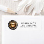 Terugkeeradreslabels voor Sun Etiket (Insitu)