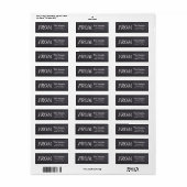 Terugkeerlabel voor schoolbord etiket (Full Sheet)