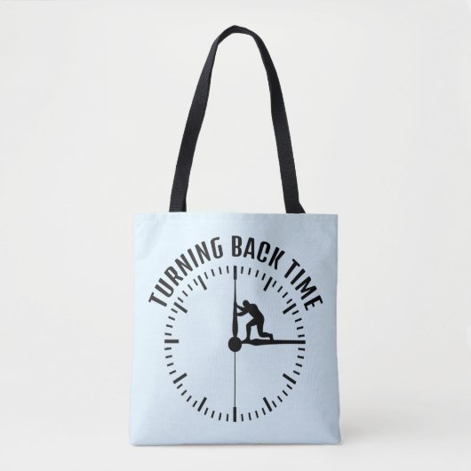 terugkeertijd tote bag (Voorkant)
