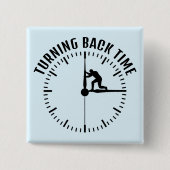 terugkeertijd vierkante button 5,1 cm (Voorkant)